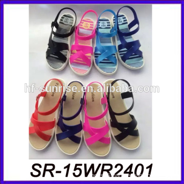 colorful ladies fancy flat sandal sandal thailand school sandal